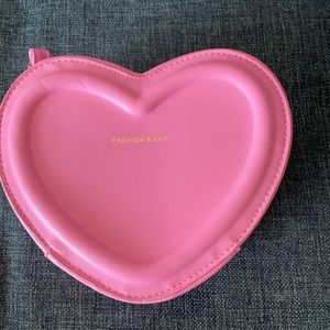 Pink Heart shaped Mini bag